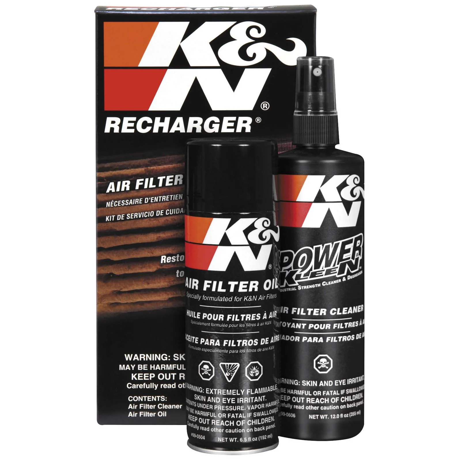 K&N Filters Recharger Filter Care Service Kit [MPN: 99-5000] - Image 3