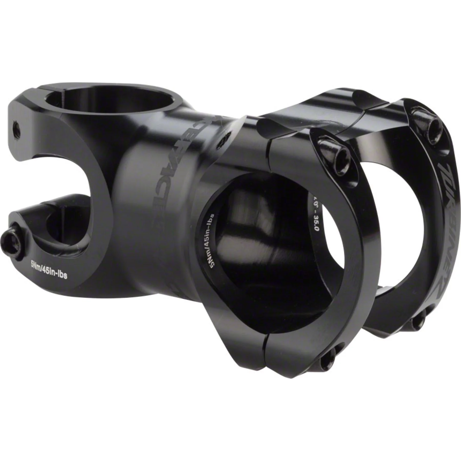 Race Face Turbine R 35 Stem Clamp: 35mm L: 60mm - Black [MPN: ST17TURR3560X0BLK] - Image 3